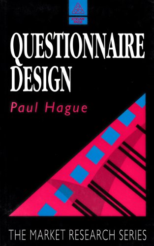 Questionnaire Design (Market Research) (9780749409173) by Hague, Paul