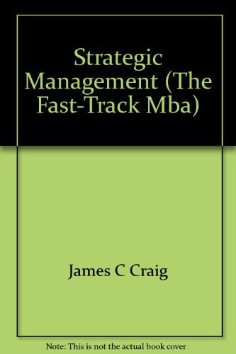 Imagen de archivo de Strategic Management (Fast Track MBA) a la venta por Goldstone Books