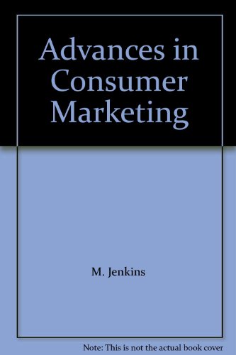 Imagen de archivo de Advances in Consumer Marketing (Cranfield Management Research S.) a la venta por medimops