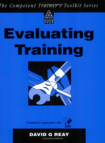 Stock image for EVALUATING TRAINING. for sale by Cambridge Rare Books