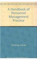 9780749415471: A Handbook of Personnel Management Practice