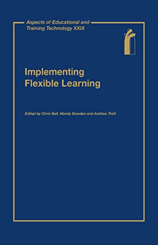 Beispielbild fr Aspects of Educational and Training Technology: Implementing Flexible Learning: 29 zum Verkauf von WorldofBooks