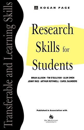 Imagen de archivo de Research Skills for Students a la venta por ThriftBooks-Dallas