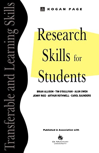 Stock image for Research Skills for Students for sale by SecondSale