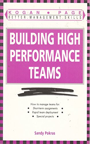 Beispielbild fr Building High Performance Teams zum Verkauf von Ammareal