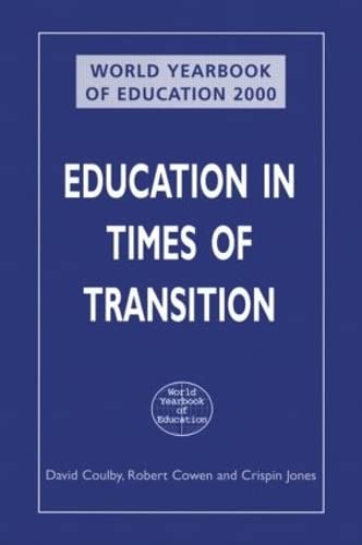 Beispielbild fr World Yearbook of Education 2000: Education in Times of Crisis zum Verkauf von Ammareal