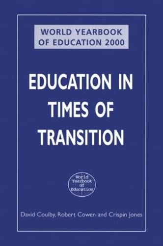 9780749425043: World Yearbook of Education 2000: Education in Times of Transition