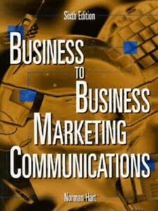 Beispielbild fr Business-to-business Marketing Communications zum Verkauf von medimops