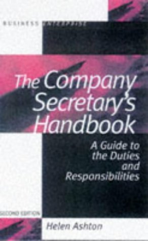 9780749426460: COMPANY SECRETARY'S HBK 2ND EDITION