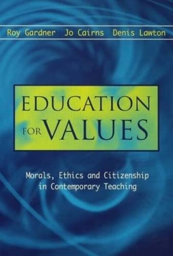 Imagen de archivo de Education for Values a la venta por MusicMagpie