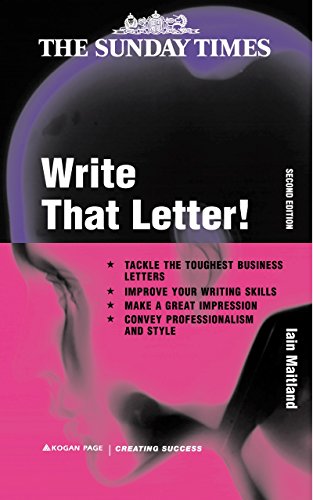 Stock image for Write That Letter! (Creating Success) for sale by Nauka Japan LLC