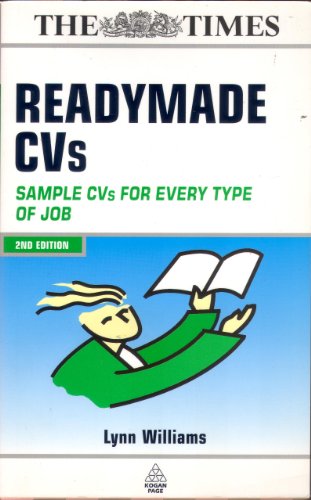 Beispielbild fr Readymade CVs: Sample CVs for Every Type of Job zum Verkauf von AwesomeBooks