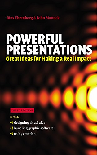 Imagen de archivo de Powerful Presentations : Great Ideas for Making a Real Impact a la venta por Better World Books: West