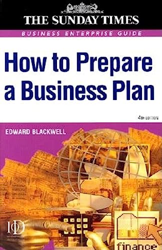 Beispielbild fr HOW TO PREPARE A BUSINESS PLAN 4TH EDITION zum Verkauf von WorldofBooks