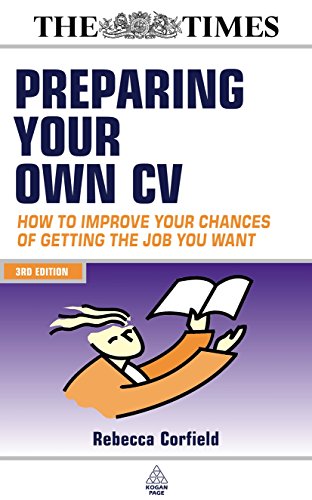 Stock image for Preparing Your Own CV: How to Improve Your Chances of Getting the Job You Want for sale by WorldofBooks