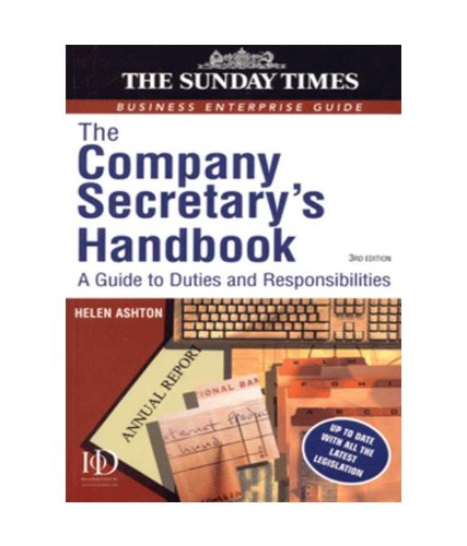 9780749443269: Company Secretary's Handbook 3rd/edition [Paperback]