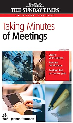Imagen de archivo de Taking Minutes of Meetings a la venta por WorldofBooks