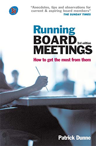 Imagen de archivo de Running Board Meetings: How to Get the Most from Them a la venta por St Vincent de Paul of Lane County
