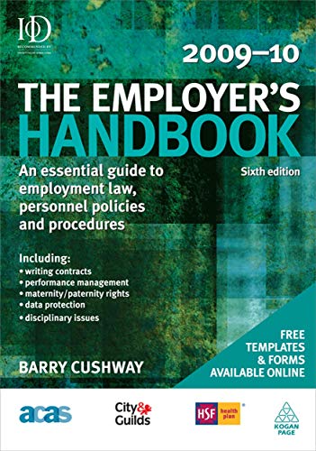 Stock image for The Employer's Handbook 2009-10: An Essential Guide to Employment Law, Personnel Policies and Procedures for sale by AwesomeBooks