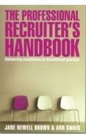 Beispielbild fr The Professional Recruiter*s Handbook zum Verkauf von dsmbooks