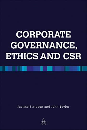 Beispielbild fr Corporate Governance, Ethics and CSR zum Verkauf von Blackwell's