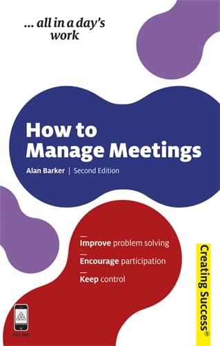 How to Manage Meetings (9780749464936) by Barker, Alan