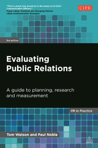 Beispielbild fr Evaluating Public Relations zum Verkauf von Blackwell's