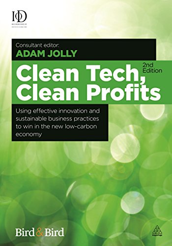 Beispielbild fr Clean Tech Clean Profits: Using Effective Innovation and Sustainable Business Practices to Win in the New Low-carbon Economy zum Verkauf von WorldofBooks