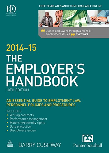 Stock image for The Employer's Handbook 2014-15: An Essential Guide to Employment Law, Personnel Policies and Procedures for sale by WorldofBooks