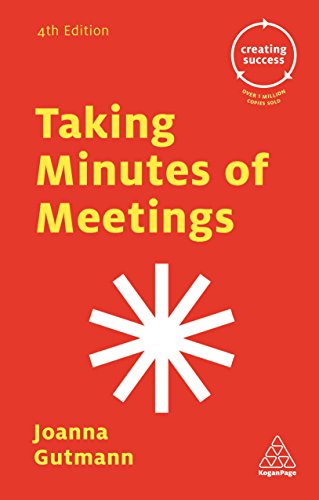 Beispielbild fr Taking Minutes of Meetings (Creating Success, 14) zum Verkauf von WorldofBooks