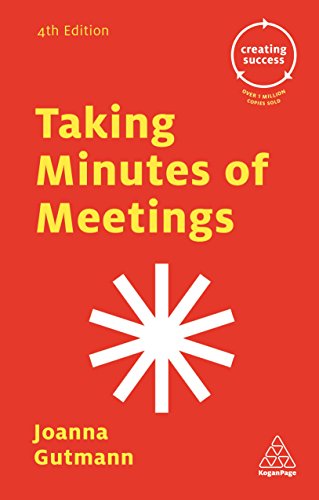Imagen de archivo de Taking Minutes of Meetings a la venta por ThriftBooks-Dallas