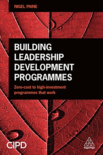 Beispielbild fr Building Leadership Development Programmes zum Verkauf von Blackwell's
