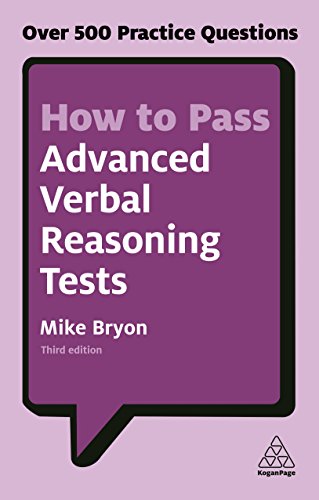 Imagen de archivo de How to Pass Advanced Verbal Reasoning Tests a la venta por Blackwell's