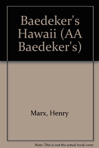 Imagen de archivo de Baedeker's Hawaii a la venta por Philip Emery