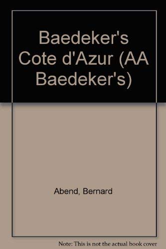 9780749505608: Baedeker's Cote d'Azur