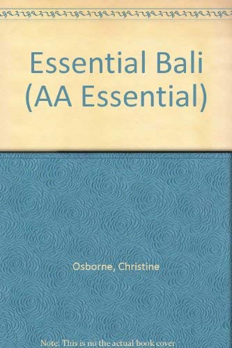 Stock image for Essential Bali (AA Essential) for sale by AwesomeBooks