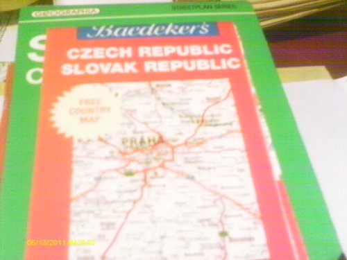 Stock image for Baedeker's Czech Republic (AA Baedeker's Maps) for sale by Goldstone Books