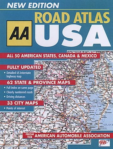 AA Road Atlas USA, Canada (AA Atlases) (9780749520038) by Unknown Author