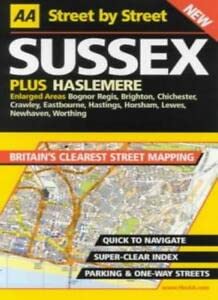 Stock image for AA Street by Street Sussex for sale by AwesomeBooks