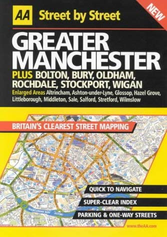 Stock image for AA Street by Street Greater Manchester Maxi (AA Street by Street Atlases) for sale by MusicMagpie