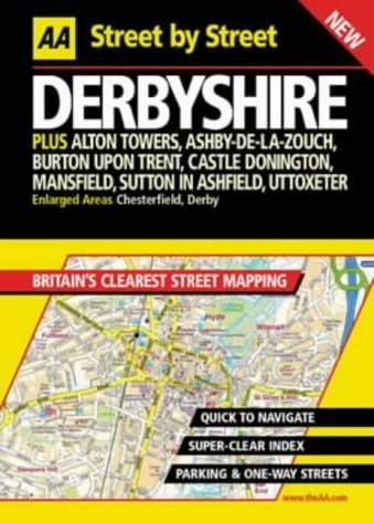 Stock image for AA Street by Street Derbyshire for sale by AwesomeBooks