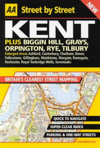 Stock image for AA Street by Street Kent for sale by AwesomeBooks