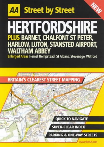 AA Street by Street: Hertfordshire (9780749528324) by AA Publishing