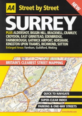 Stock image for AA Street by Street Surrey for sale by AwesomeBooks