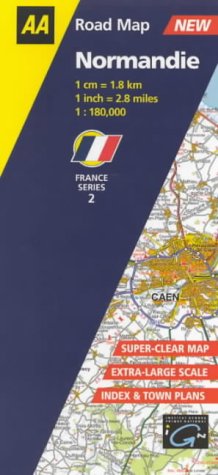 Stock image for Normandie: 2 (AA Road Map France Series) for sale by WorldofBooks