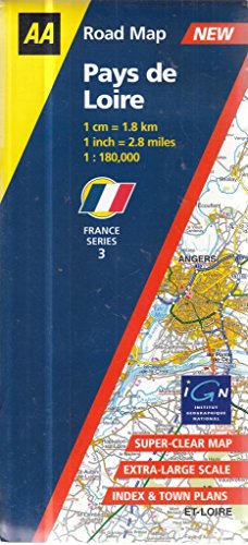 Stock image for Pays De Loire (AA Road Map France Series) for sale by Goldstone Books