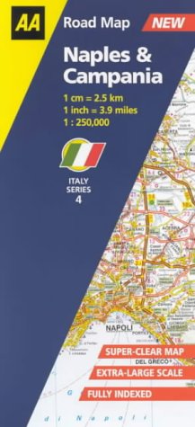 Stock image for Naples and Campania: No. 4 (AA Road Map Italy S.) for sale by WorldofBooks