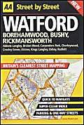 AA Street by Street: Watford, Borehamwood, Bushy, Rickmansworth (9780749531850) by AA Publishing