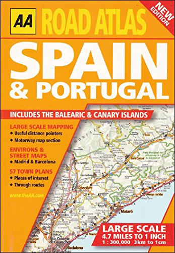 9780749533465: AA Road Atlas Spain and Portugal (AA Atlases)