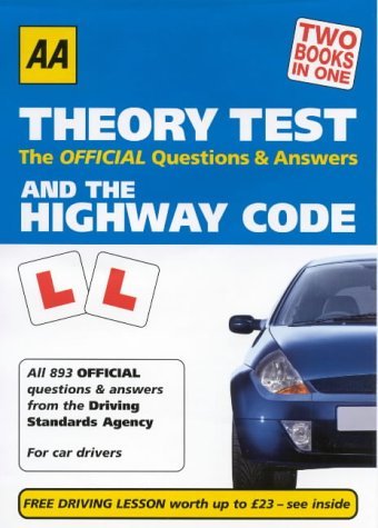 9780749537944: AA Theory Test: With the "Highway Code" (AA Driving Test Series)